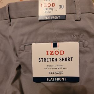 Mens Grey Izod Shorts Size 30